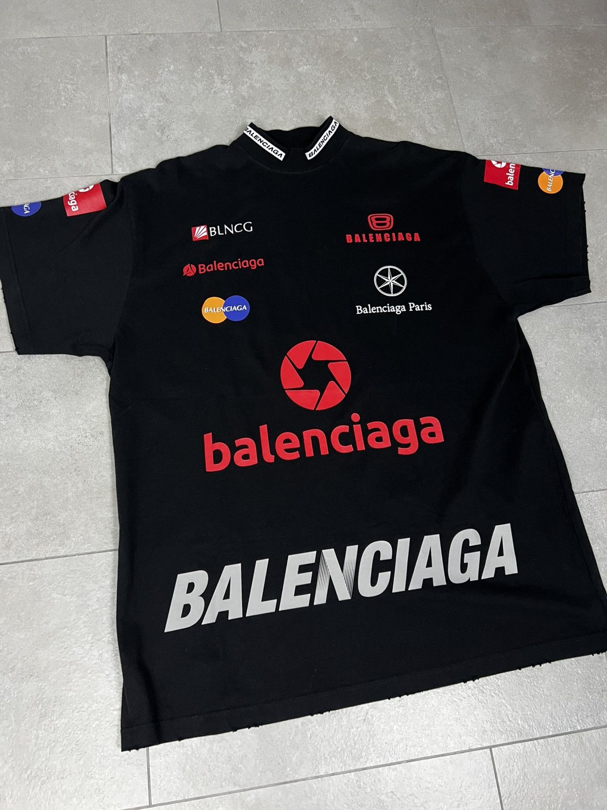 Balenciaga Balenciaga Top League T-Shirt Size US L / EU 52-54 / 3 - 5 Thumbnail