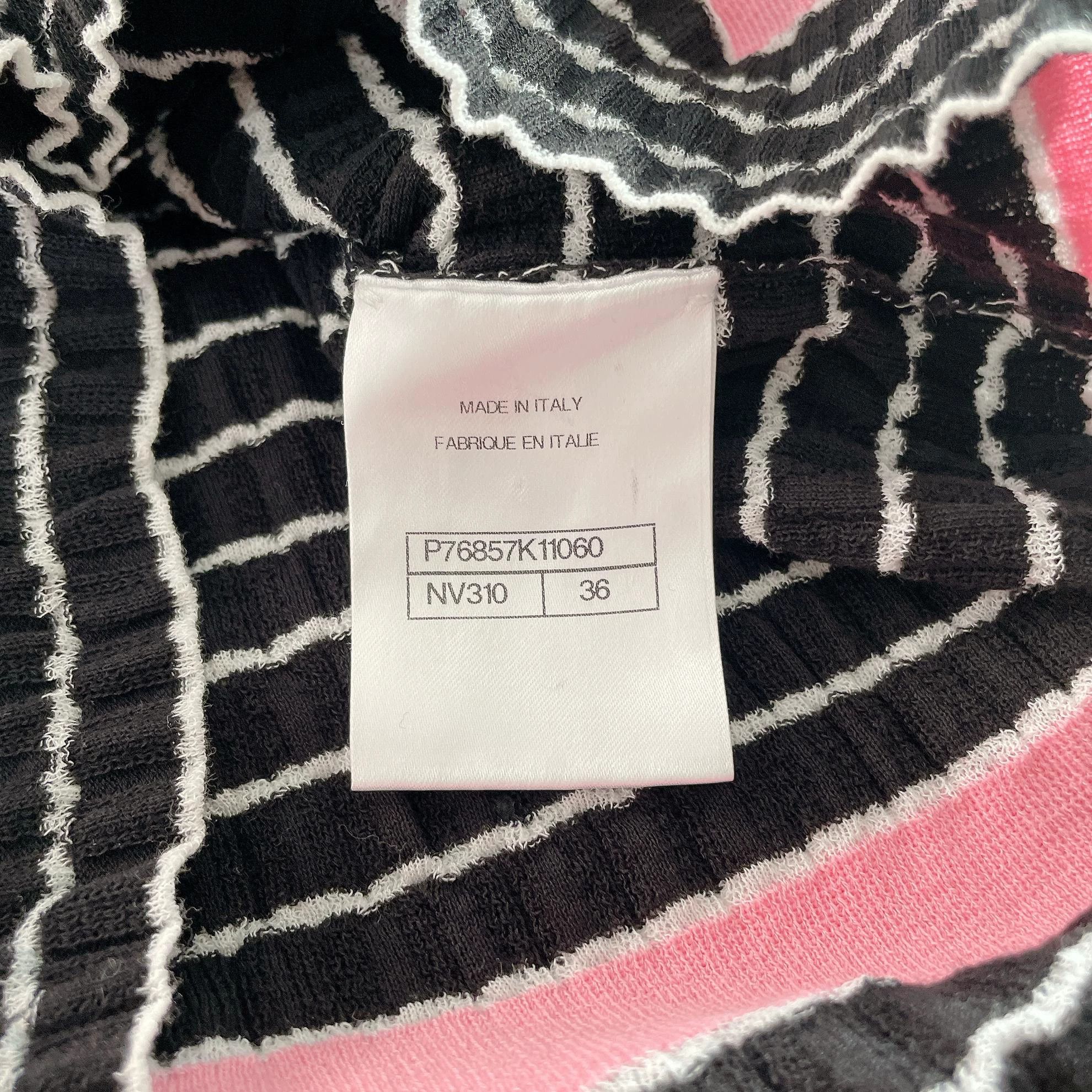 Chanel Chanel 24SS Black Stripe Short-Sleeve Tee 36 Size XS / US 0-2 / IT 36-38 - 8 Thumbnail