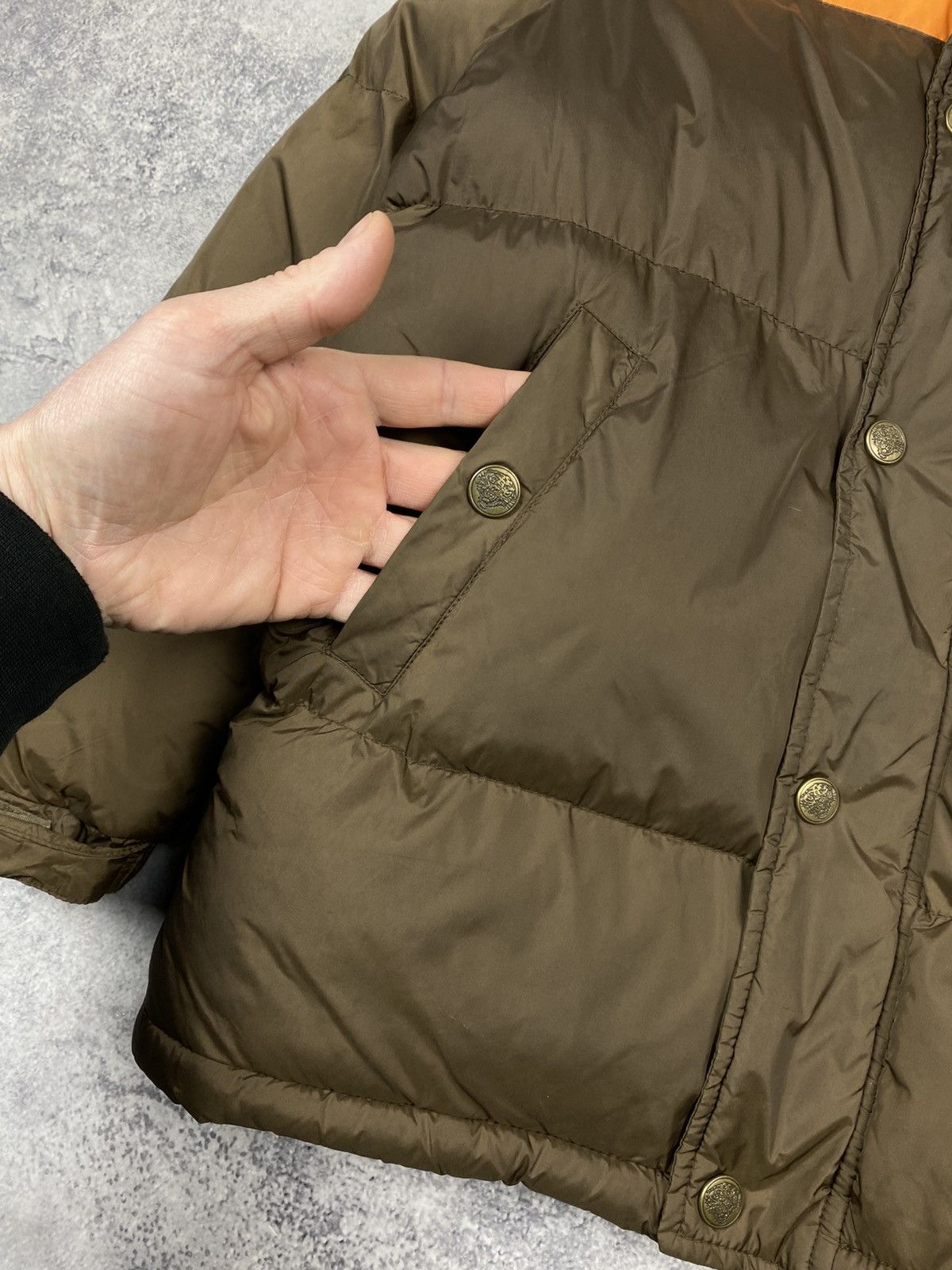 Ed Hardy Ed Hardy by Christian Audigier Y2K Boys Puffer Jacket Brown Size US XXS / EU 40 - 18 Thumbnail