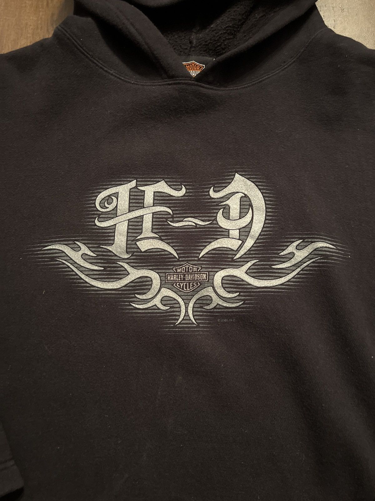 Harley Davidson × Vintage Vintage Harley Davidson Hoodie Size US L / EU 52-54 / 3 - 3 Thumbnail
