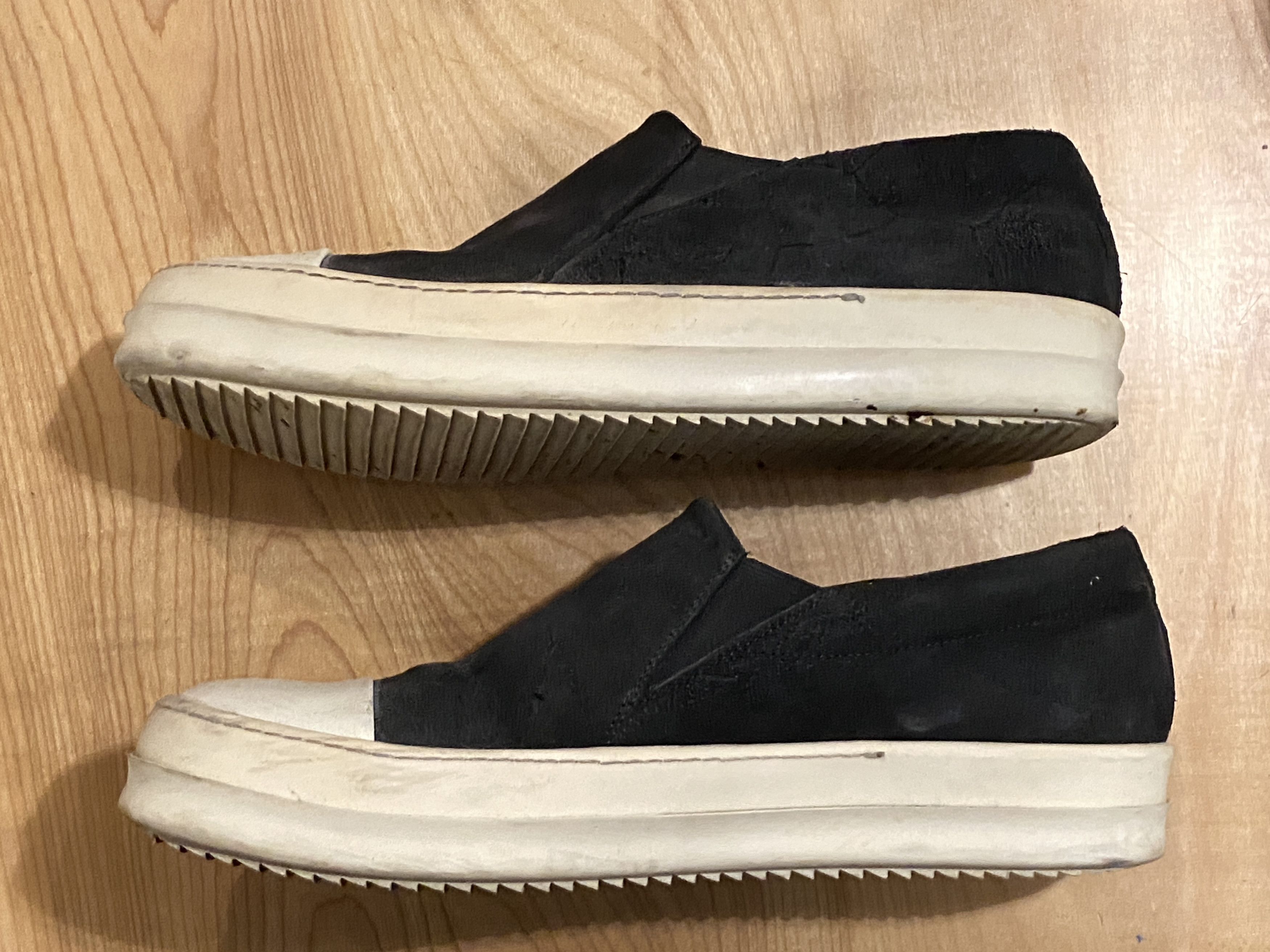 Rick Owens Ramones Slip-On (EU42 fits like US10) Size US 9.5 / EU 42-43 - 2 Thumbnail
