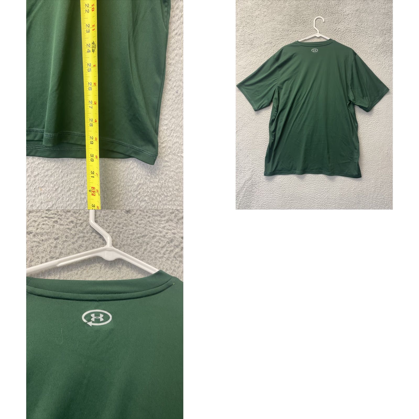 Under Armour VINTAGE Under Armour Shirt Rams green heat gear stretch Athletic XL Men’s Adult /35-91 Shirt Men Green Logo Rams Outdoor Sports Athletic Size US XL / EU 56 / 4 - 8 Thumbnail