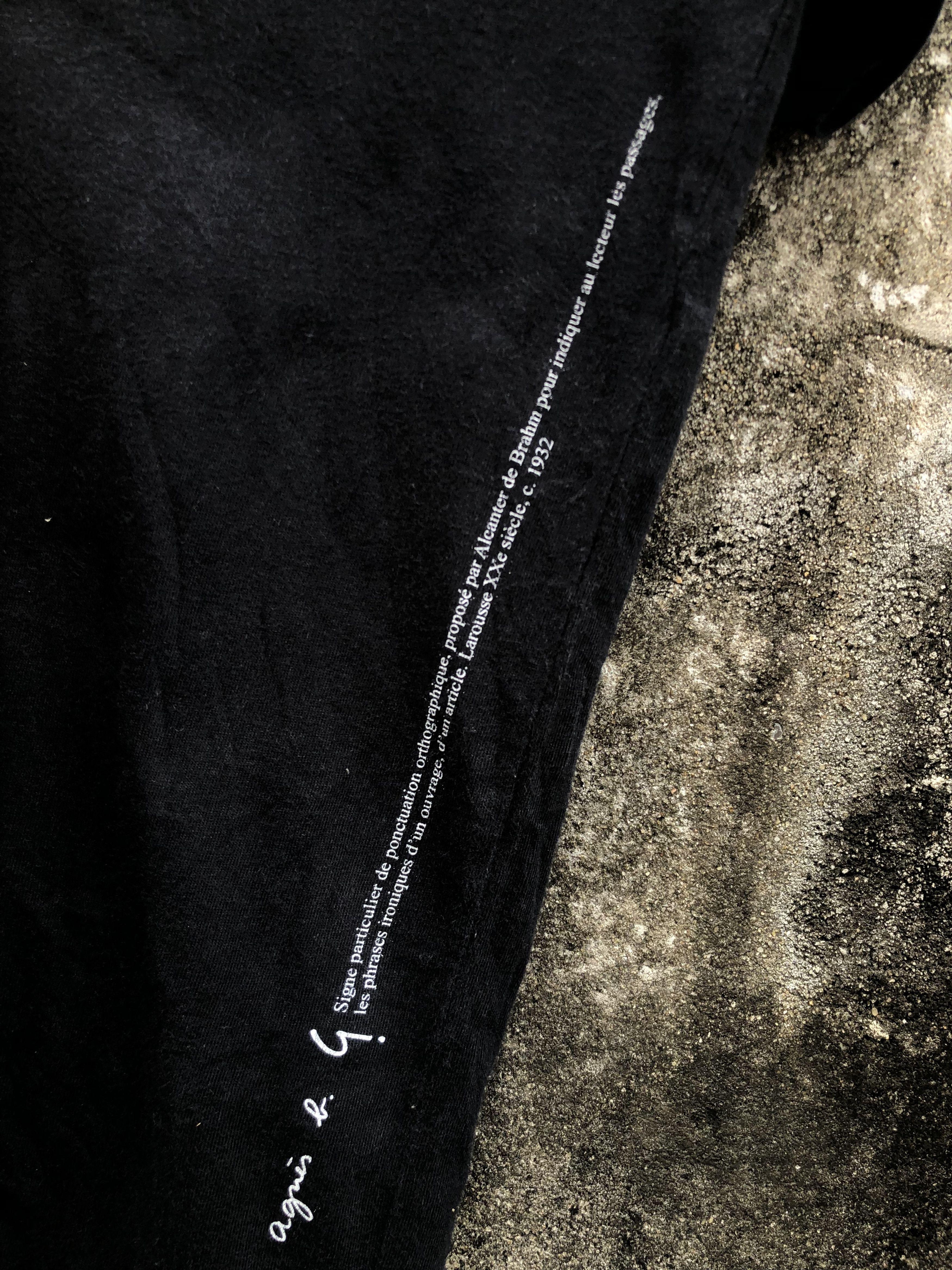 agnes b. Agnes b. "Irony Mark" Tshirt Size US S / EU 44-46 / 1 - 4 Thumbnail