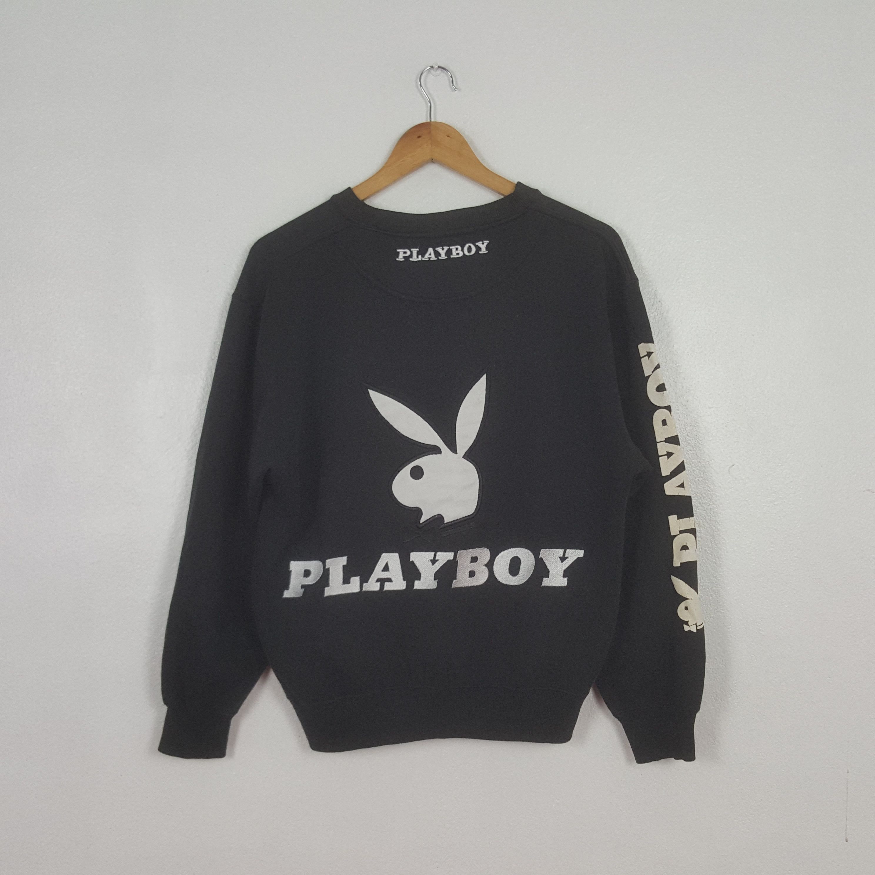 Playboy Vintage Playboy Big Logo Sweatshirt C313N32 Size US M / EU 48-50 / 2 - 1 Thumbnail