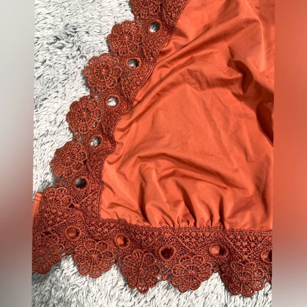 Vintage Aerie Bralette BRA Medium Orange M Size ONE SIZE - 2 Thumbnail