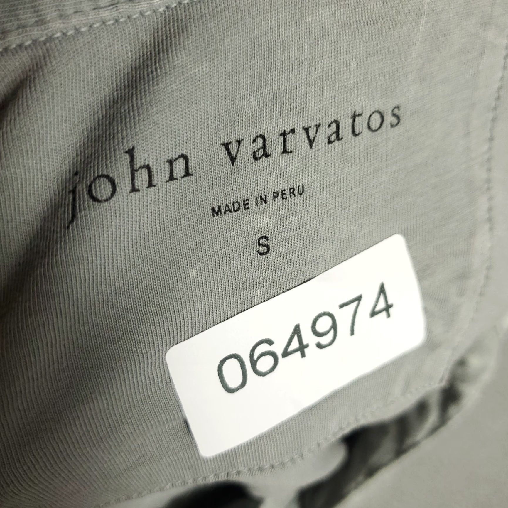 John Varvatos John Varvatos Polo Shirt Mens Size Small Gray Short Sleeve Collar Size US S / EU 44-46 / 1 - 7 Thumbnail