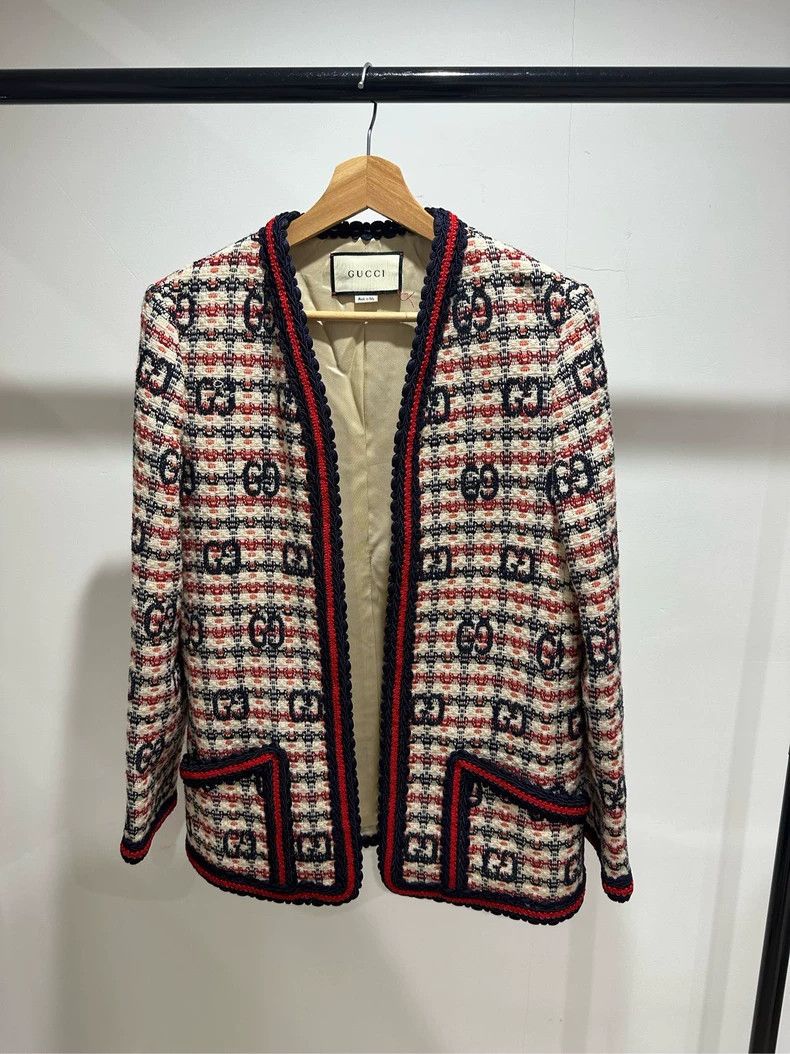 Gucci Gucci Tweed cardigan jacket size 38 2501-Nextarrow Size US XXS / EU 40 - 1 Thumbnail