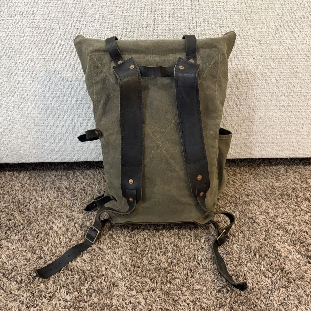 Bradley Mountain Bradley Mountain Wilder Backpack Waxed Canvas Leather Strap Size ONE SIZE - 7 Thumbnail
