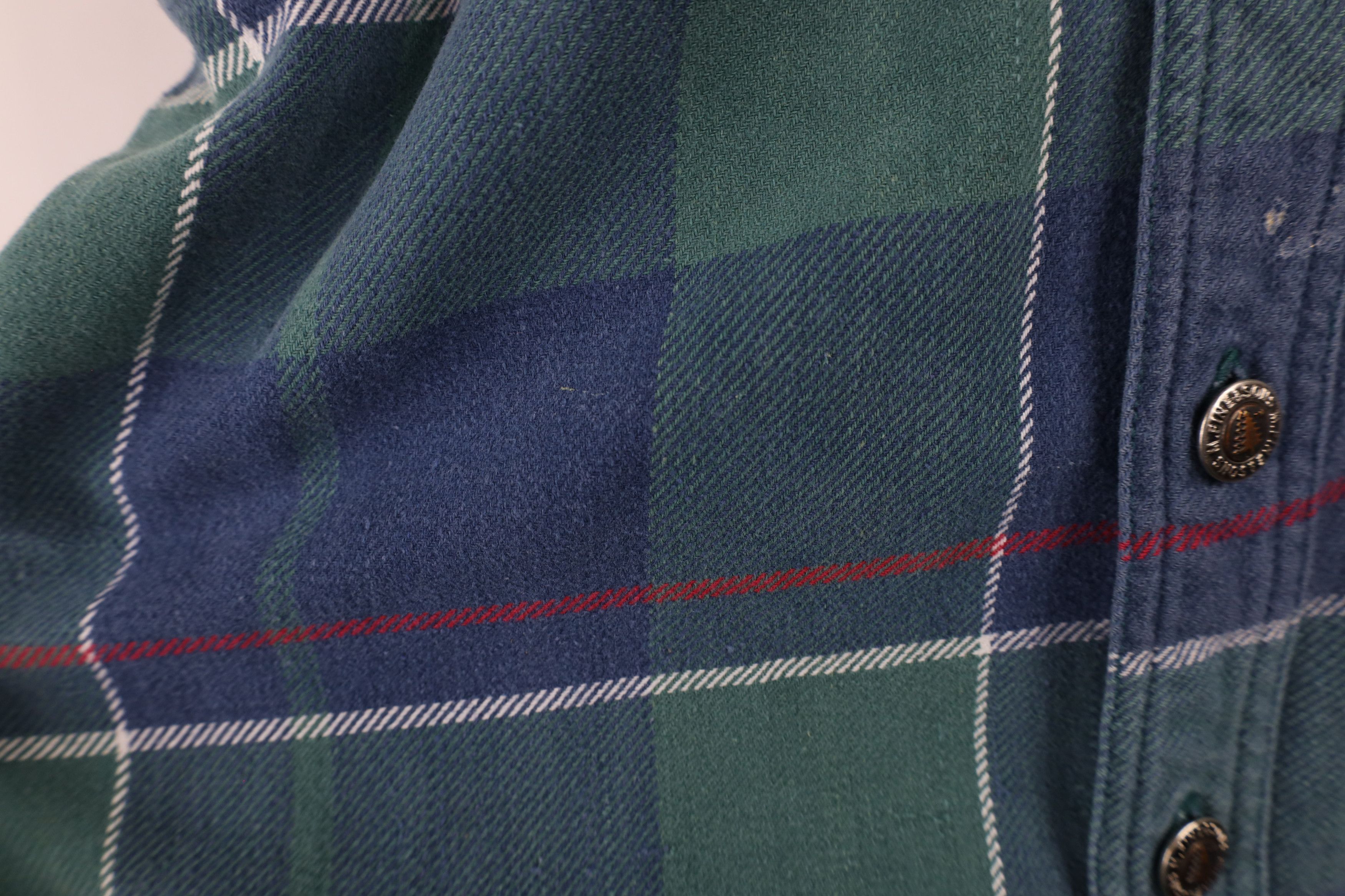 Vintage Vintage 90s Streetwear Heavyweight Flannel Button Shirt Size US M / EU 48-50 / 2 - 7 Thumbnail