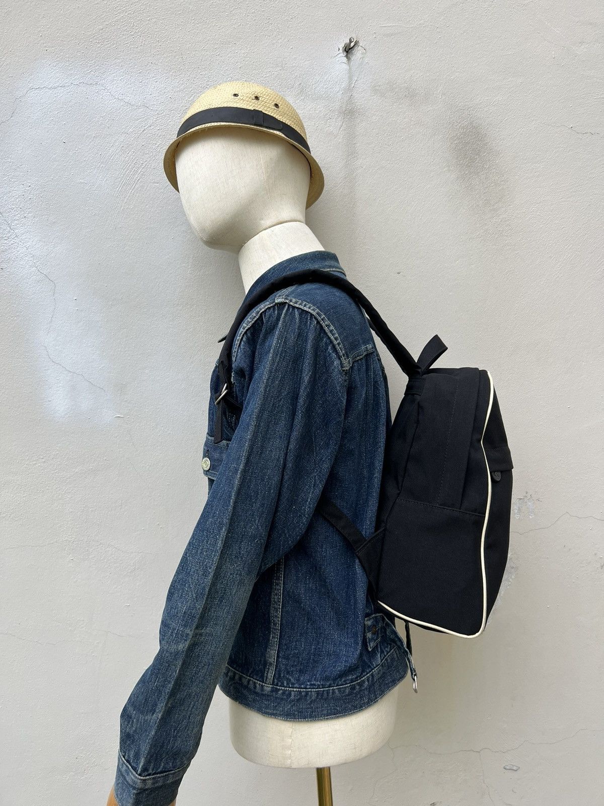 Vintage Agnes B. Black Backpack Bag