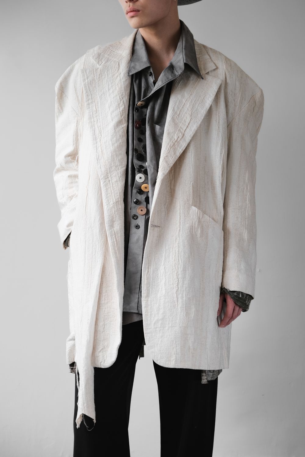Other CHIAHUNG SU Oversized Jacquard Blazer Jacket Size 50L - 4 Thumbnail
