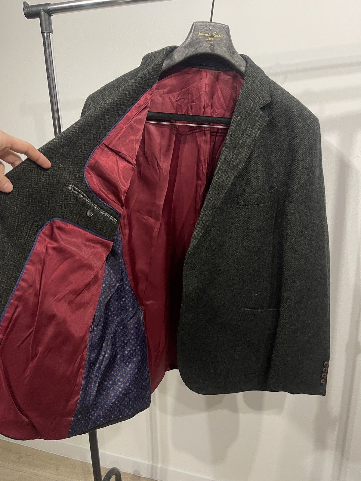 Marks & Spencer 🔥Marks spencer luxury wool blazer classic jacket 48R Size 48R - 5 Thumbnail