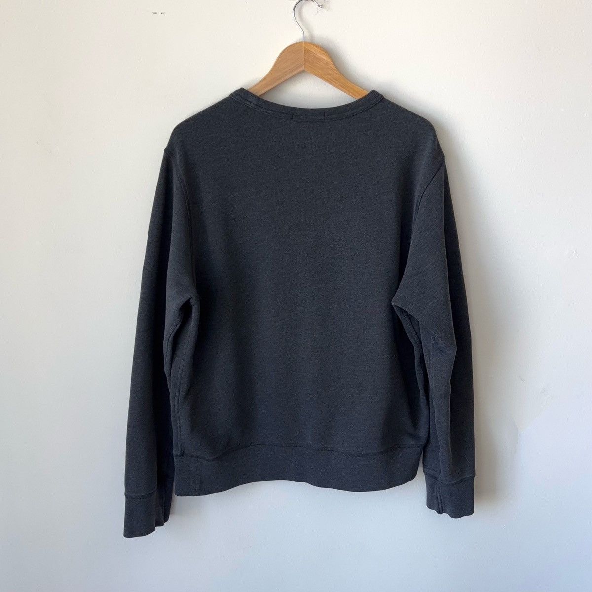 Ralph Lauren Purple Label Charcoal Crewneck Sweatshirt Cotton Blend Fleece Peru Size US XL / EU 56 / 4 - 6 Thumbnail
