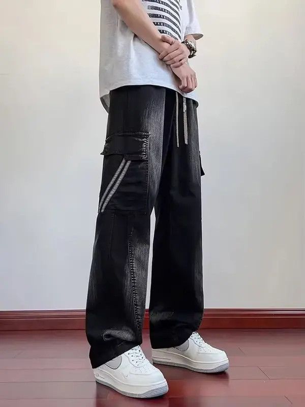 Jean Hoshikawa x Miwa Washing Jean Flap Pockets Cargo Pant Size US 28 / EU 44 - 6 Thumbnail