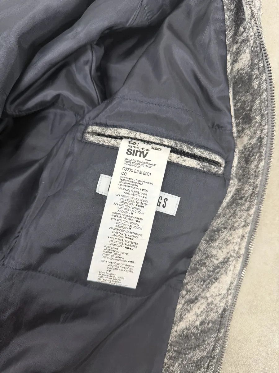 Dirk Bikkembergs 2010s Bikkembergs Abstract Black & Beige Bomber Jacket Size US M / EU 48-50 / 2 - 11 Thumbnail