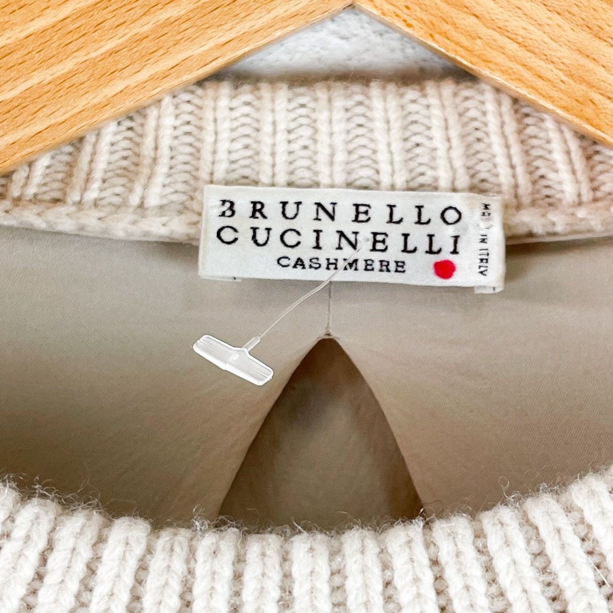 Brunello Cucinelli × Designer Brunello cucinelli cashmere/wool/silk Sweater Jumper beige S Size S / US 4 / IT 40 - 4 Thumbnail