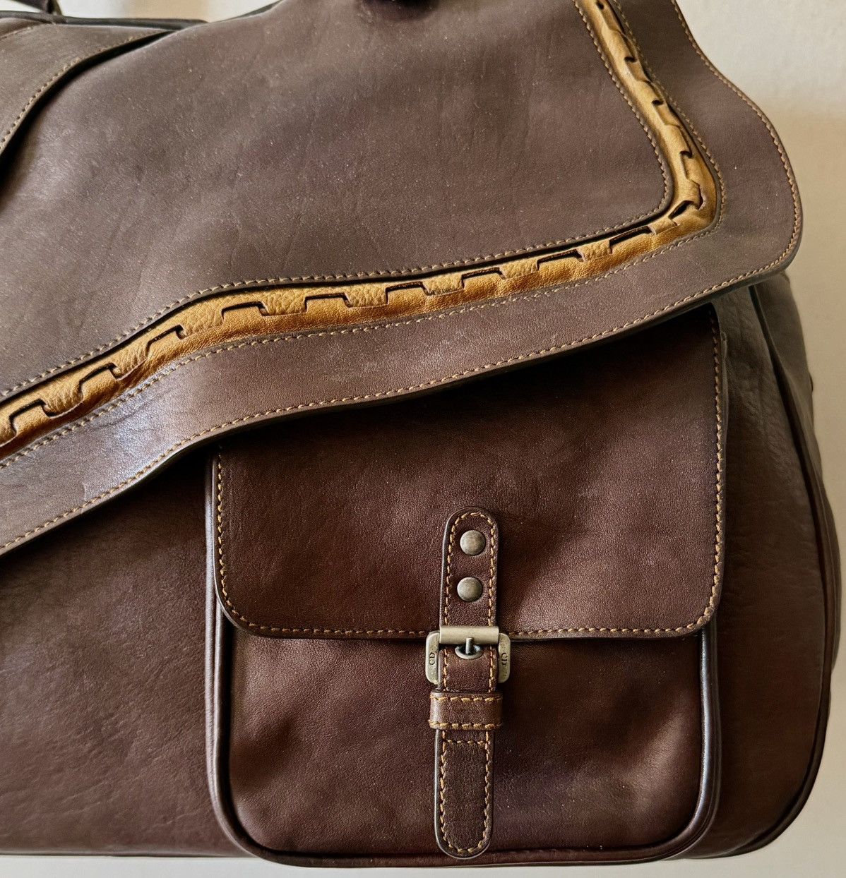 Dior Dior - John Galliano - SS2006 XL Gaucho - Saddle Work Bag Size ONE SIZE - 4 Thumbnail