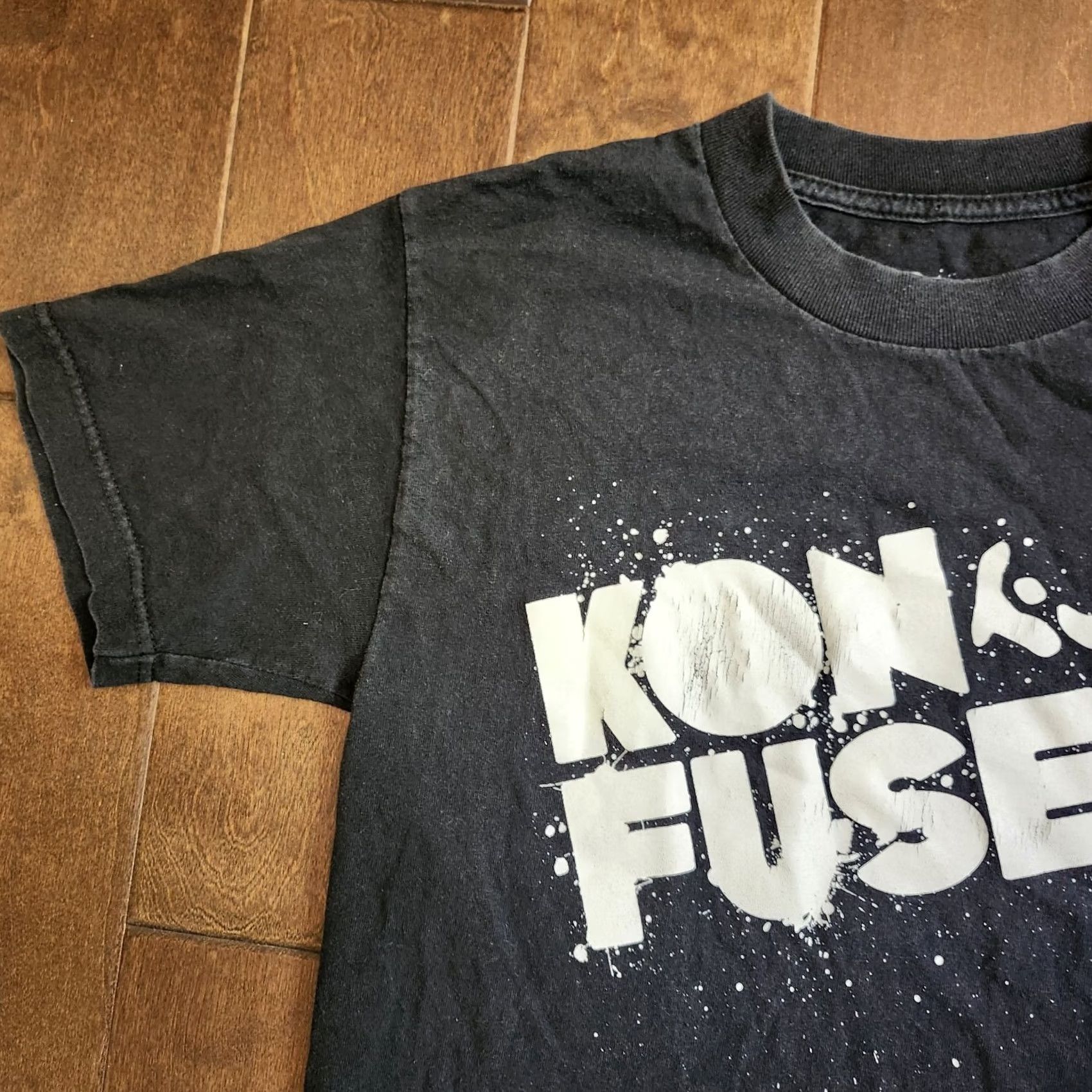 Logo 7 Konfused Mens Black White Logo Graphic Print T-shirt Size S Size US S / EU 44-46 / 1 - 3 Thumbnail