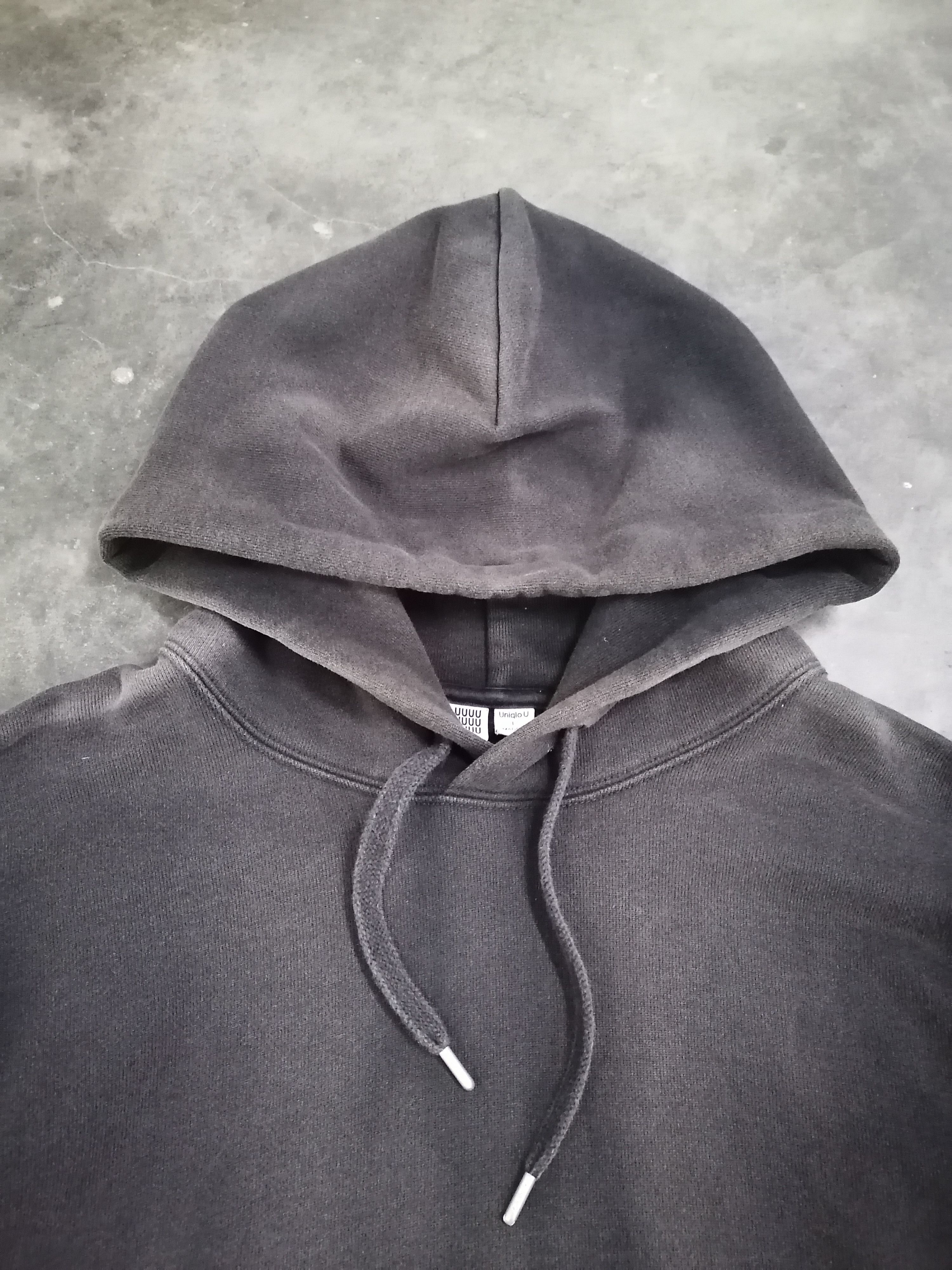 Japanese Brand Trashed Faded Uniqlo Christopher Lemaire Hoodies Size US L / EU 52-54 / 3 - 3 Thumbnail