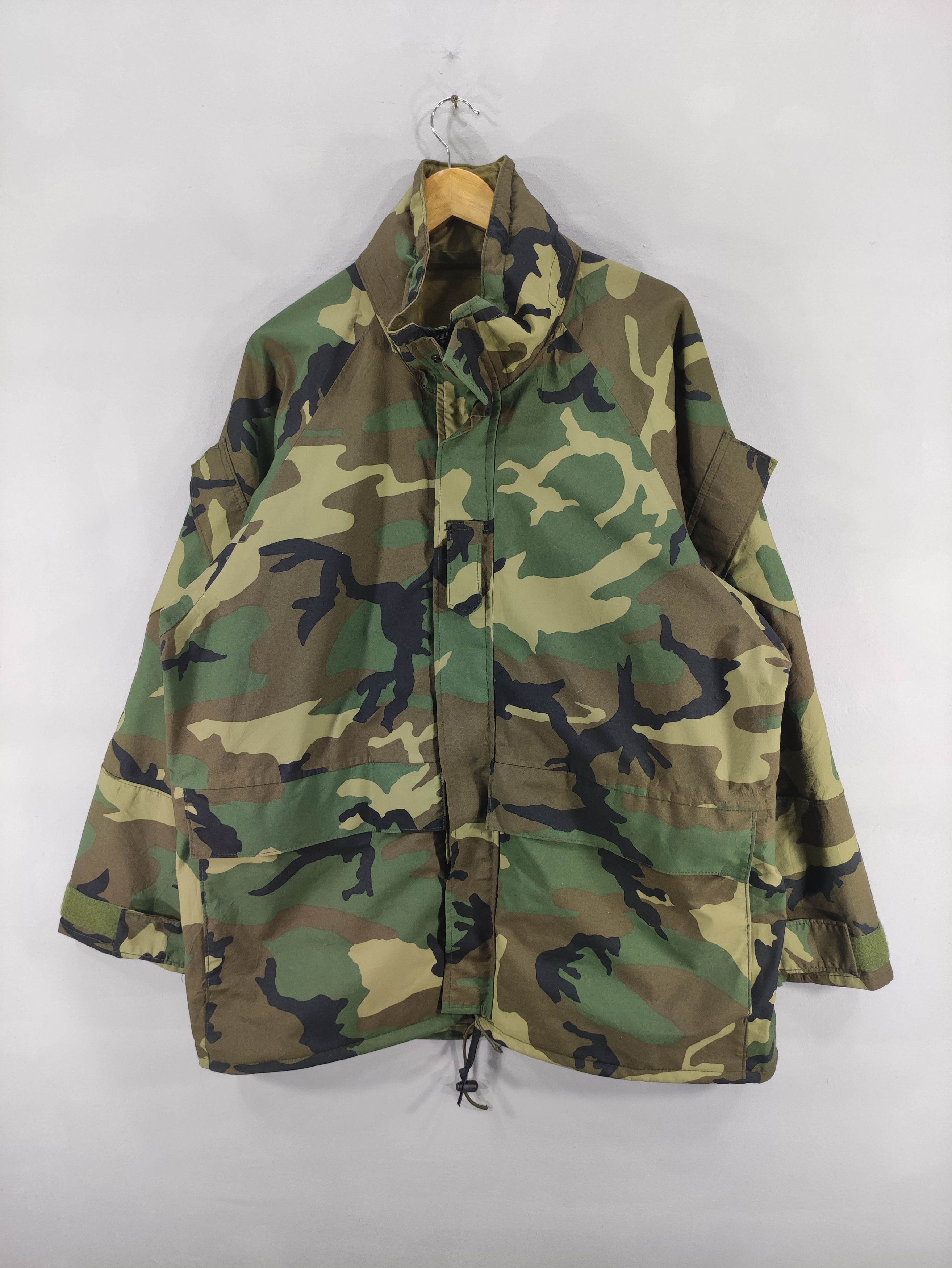 Vintage Vintage 90s Us Army Parka Woodland Camo Size US XL / EU 56 / 4 - 1 Thumbnail