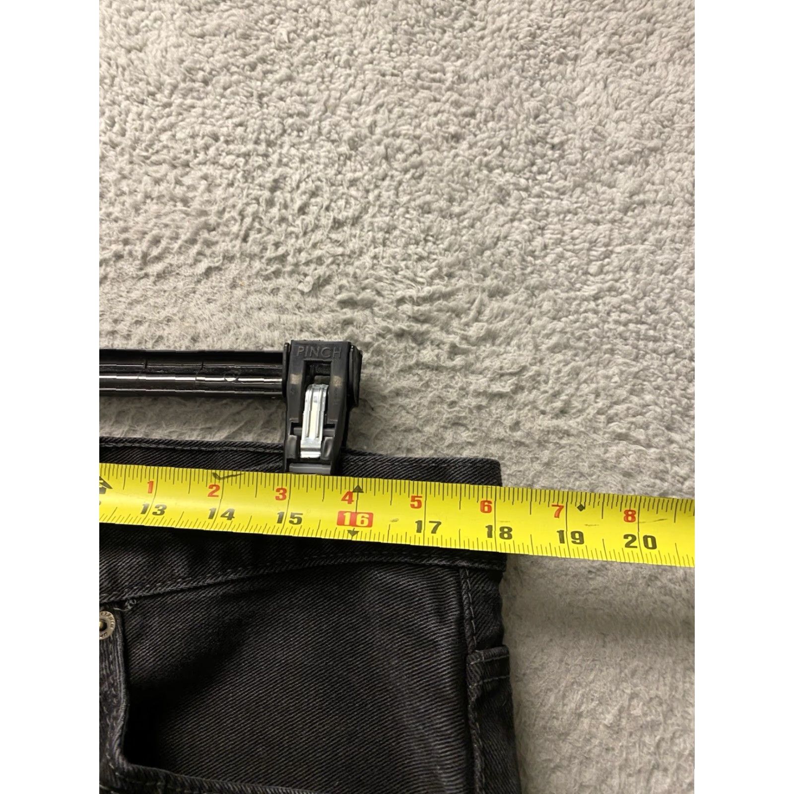 Vintage Mens Urban Pipeline Jeans 36x34 Black Straight Regular Cotton Zip Button Mens Boys? Size US 36 / EU 52 - 4 Thumbnail