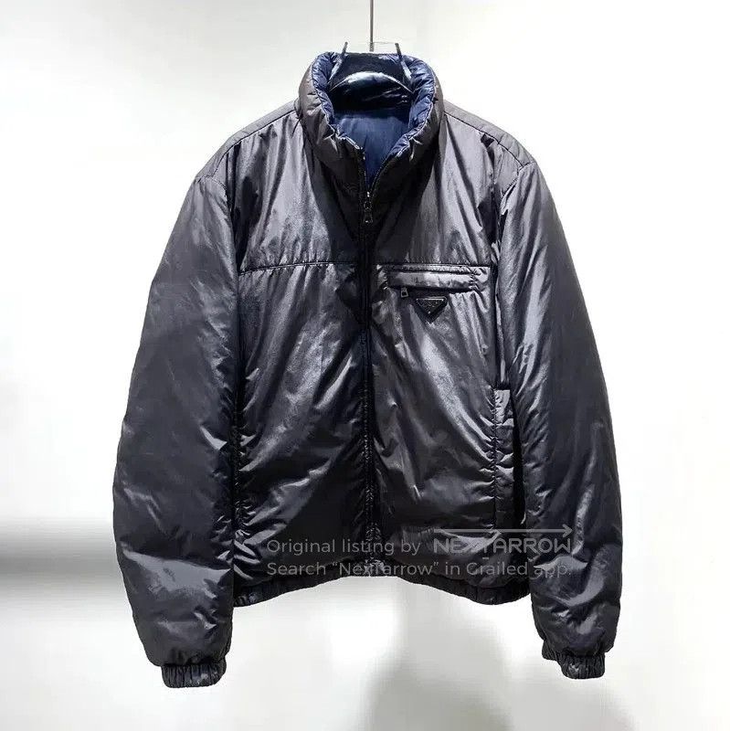 Other Prada Men's Blue Nylon Puffer Jacket. Size US M / EU 48-50 / 2 - 5 Thumbnail