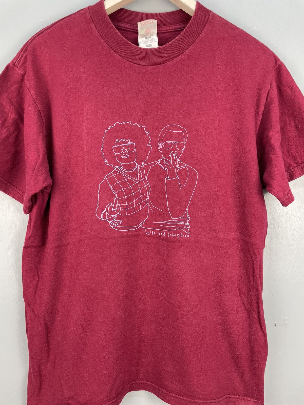 Band Tees Vintage 90s Belle and Sebastian band promo t shirt Size US M / EU 48-50 / 2 - 3 Thumbnail