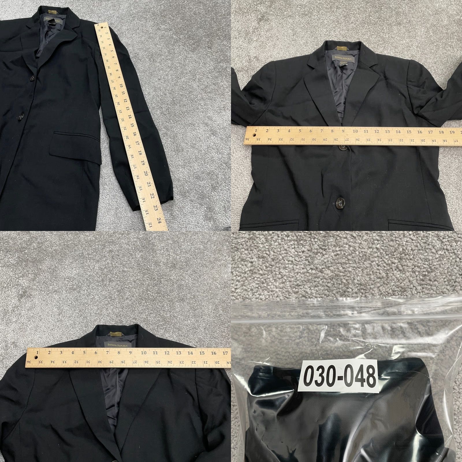Banana Republic Banana Republic Jacket Womens 2 Black Blazer Suit Single Breasted Business Work Womens Size XS / US 0-2 / IT 36-38 - 8 Thumbnail