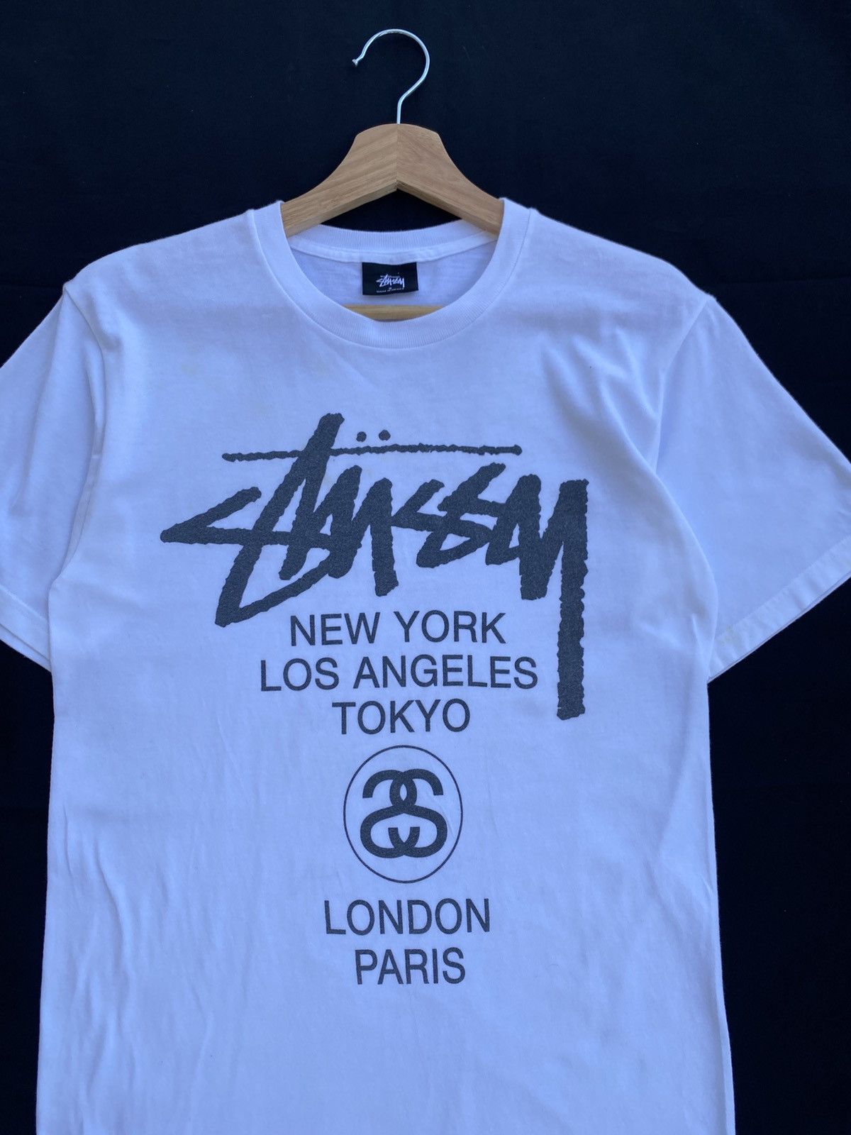 Stussy Rare Stussy New York,LA, Tokyo,London,Paris Tee Size US S / EU 44-46 / 1 - 1 Thumbnail