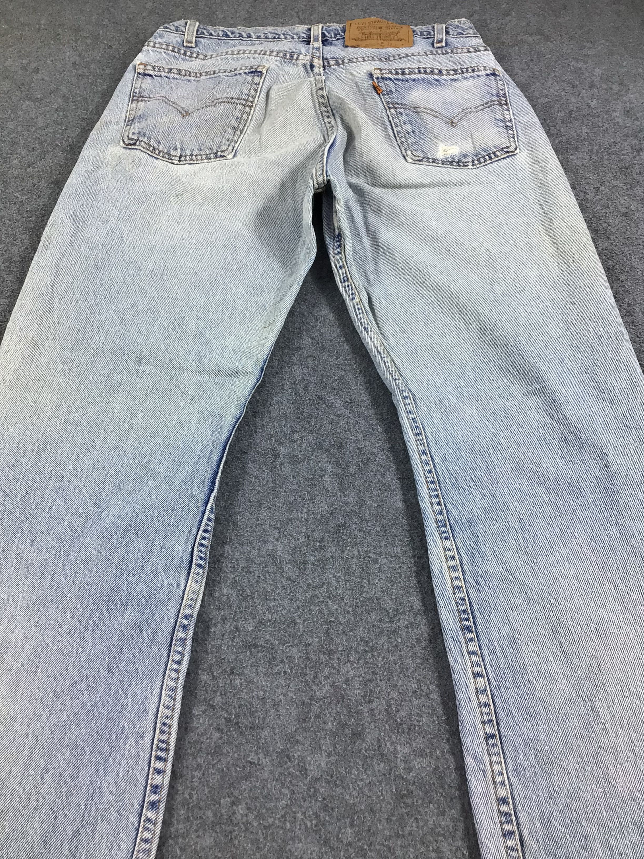 Levi's Vintage Levi's 505 Jeans Orange Tab Distressed Denim KJ240 Size US 31 - 3 Thumbnail
