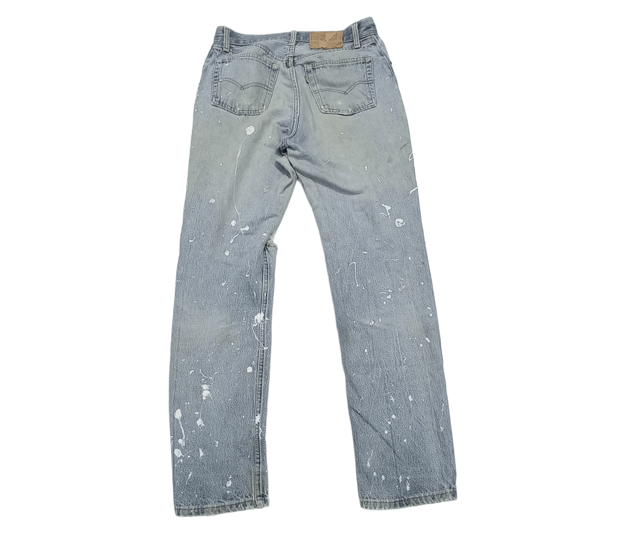 Levi's Vintage Levi's 501 Paint Splatter Distressed Jeans Pants Size US 29 - 2 Thumbnail