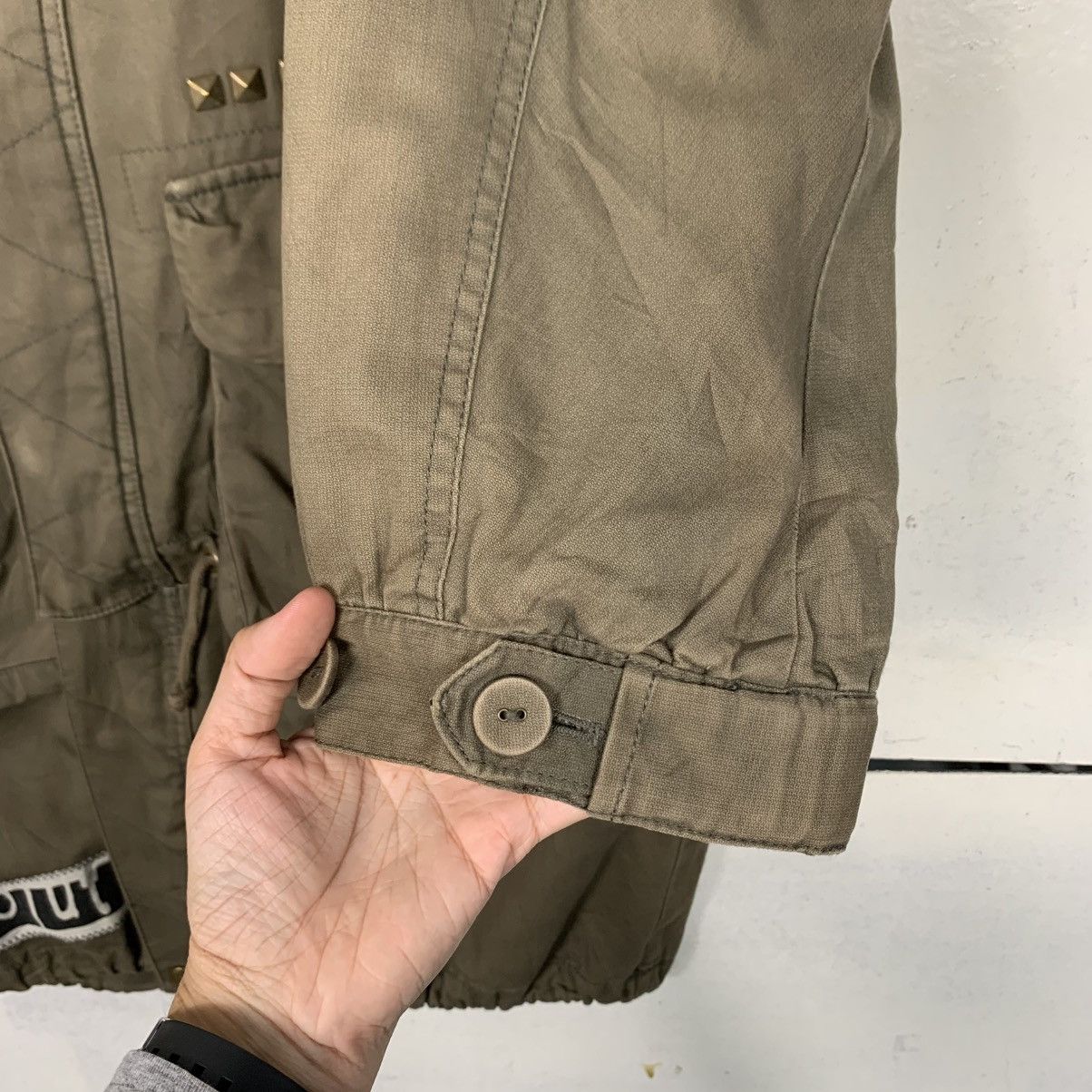 Vintage ☀️Nice design World Wide Love military style parka jacket Size US M / EU 48-50 / 2 - 18 Thumbnail