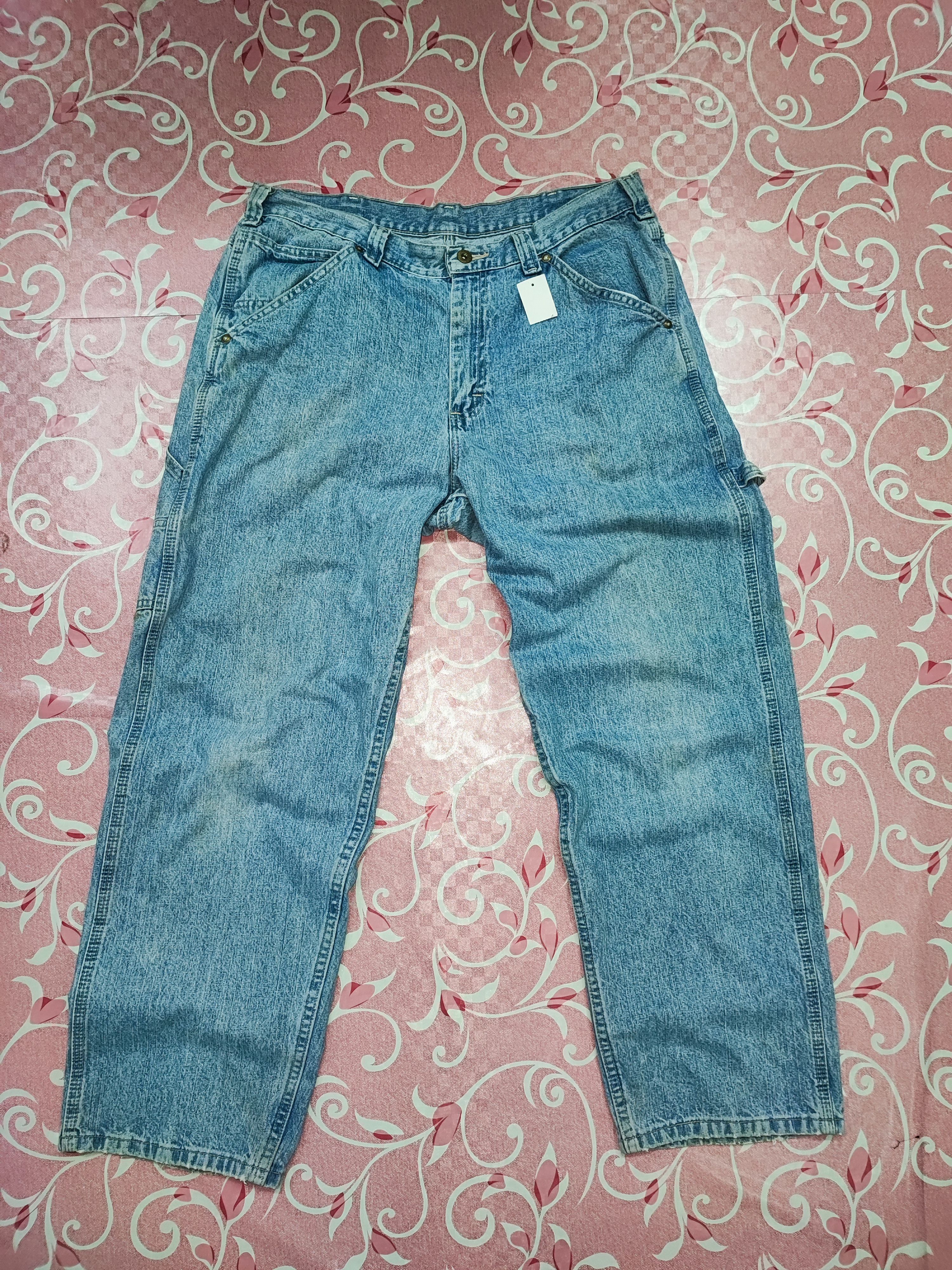Lee × Vintage Lee Dungarees Carpenter Jeans Size US 36 / EU 52 - 2 Thumbnail