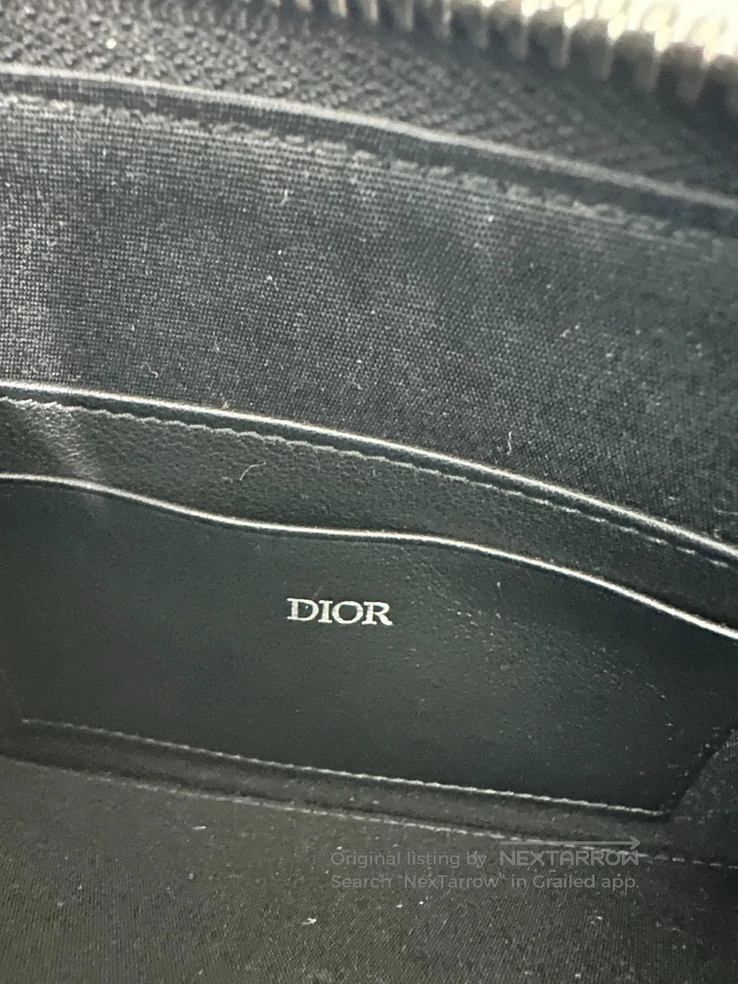 Dior Dior Oblique Canvas Zip Pouch Wallet. Size ONE SIZE - 6 Thumbnail