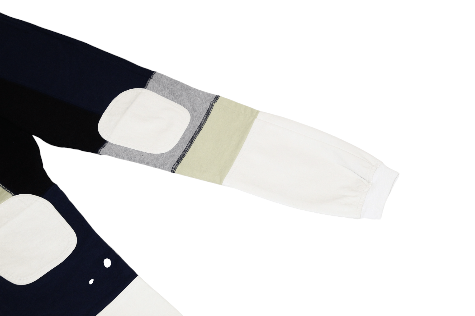 GR-Uniforma 💥GR-Uniforma Patchwork Panel Sweatpants faux leather trim Size US 30 / EU 46 - 16 Thumbnail