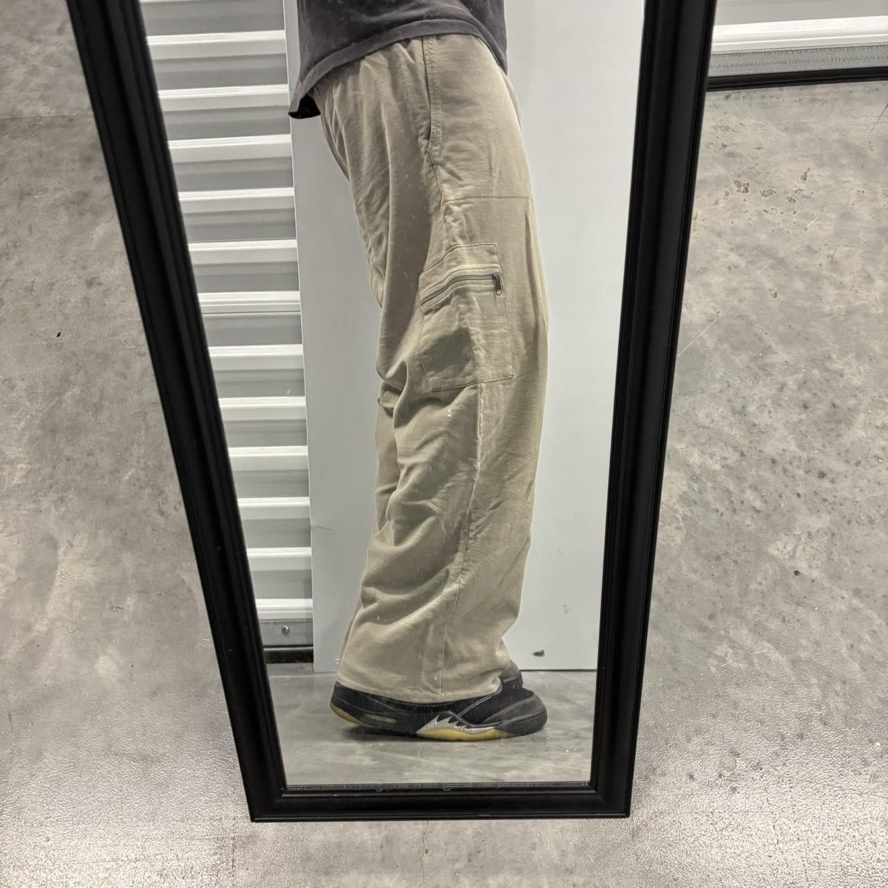 Japanese Brand × Vintage Crazy Vintage Y2K/2000s Baggy Khaki Skater Loose Fit Pants! Size US 34 / EU 50 - 2 Thumbnail