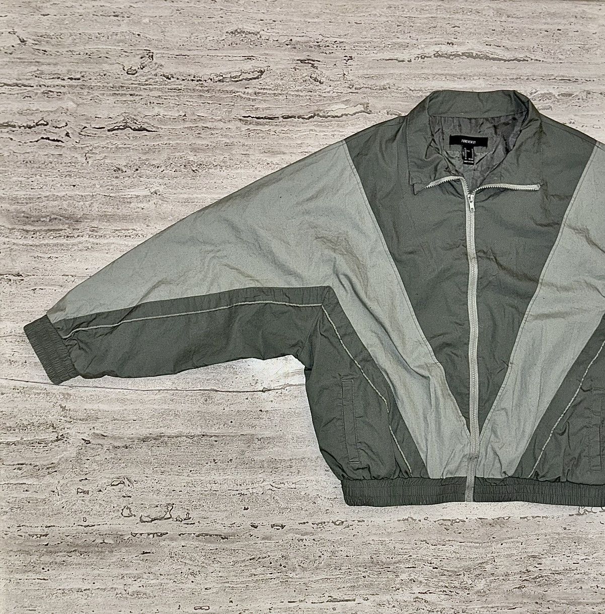 Forever 21 × Vintage Sage Green Jacket Size US M / EU 48-50 / 2 - 2 Thumbnail