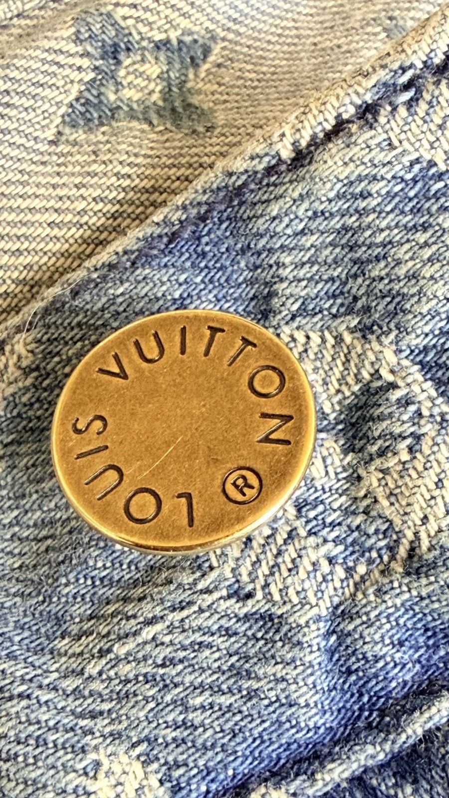 Louis Vuitton × Supreme Louis Vuitton X SUPREME 32 Denim Jeans Blue Monogram Size US 32 / EU 48 - 12 Thumbnail