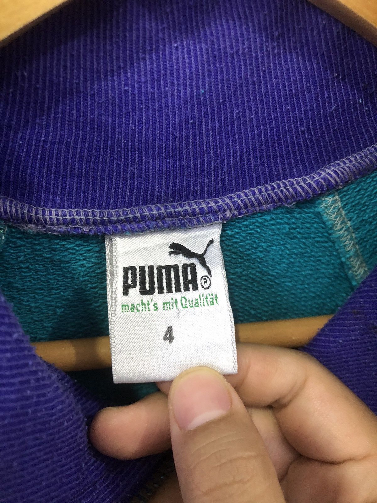 Puma × USA Olympics × Vintage 80's Puma Athletic Sweatshirt Size US M / EU 48-50 / 2 - 6 Thumbnail