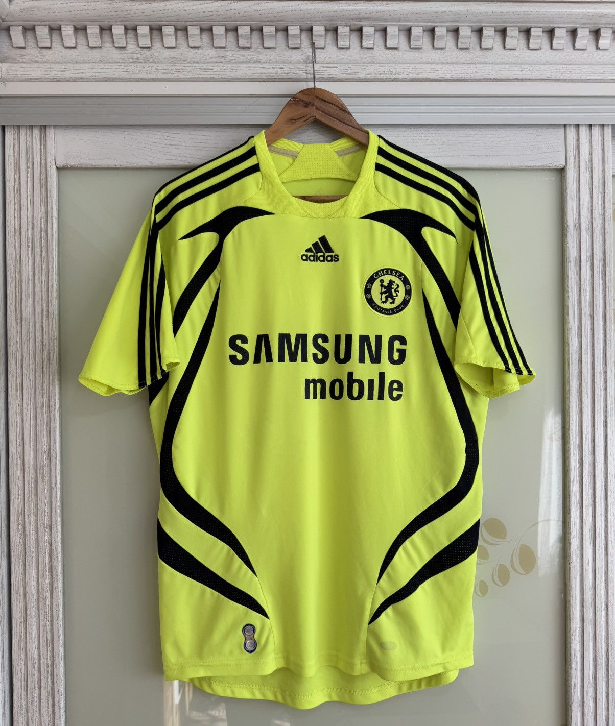 Adidas × Vintage Chelsea 2007-2008 Away Soccer Jersey Football Kit Shirt Size US M / EU 48-50 / 2 - 1 Thumbnail