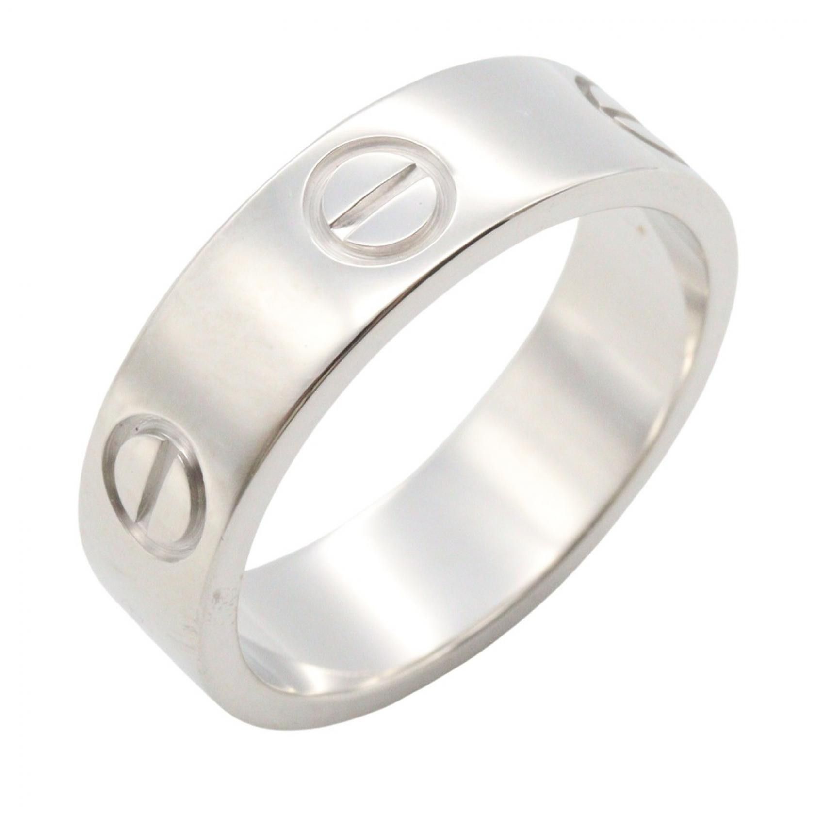 Cartier Cartier Cartier Love Au750 White Gold Ring Size 11 Precious Metal Ring DUTY FREE for USA Size ONE SIZE - 1 Thumbnail