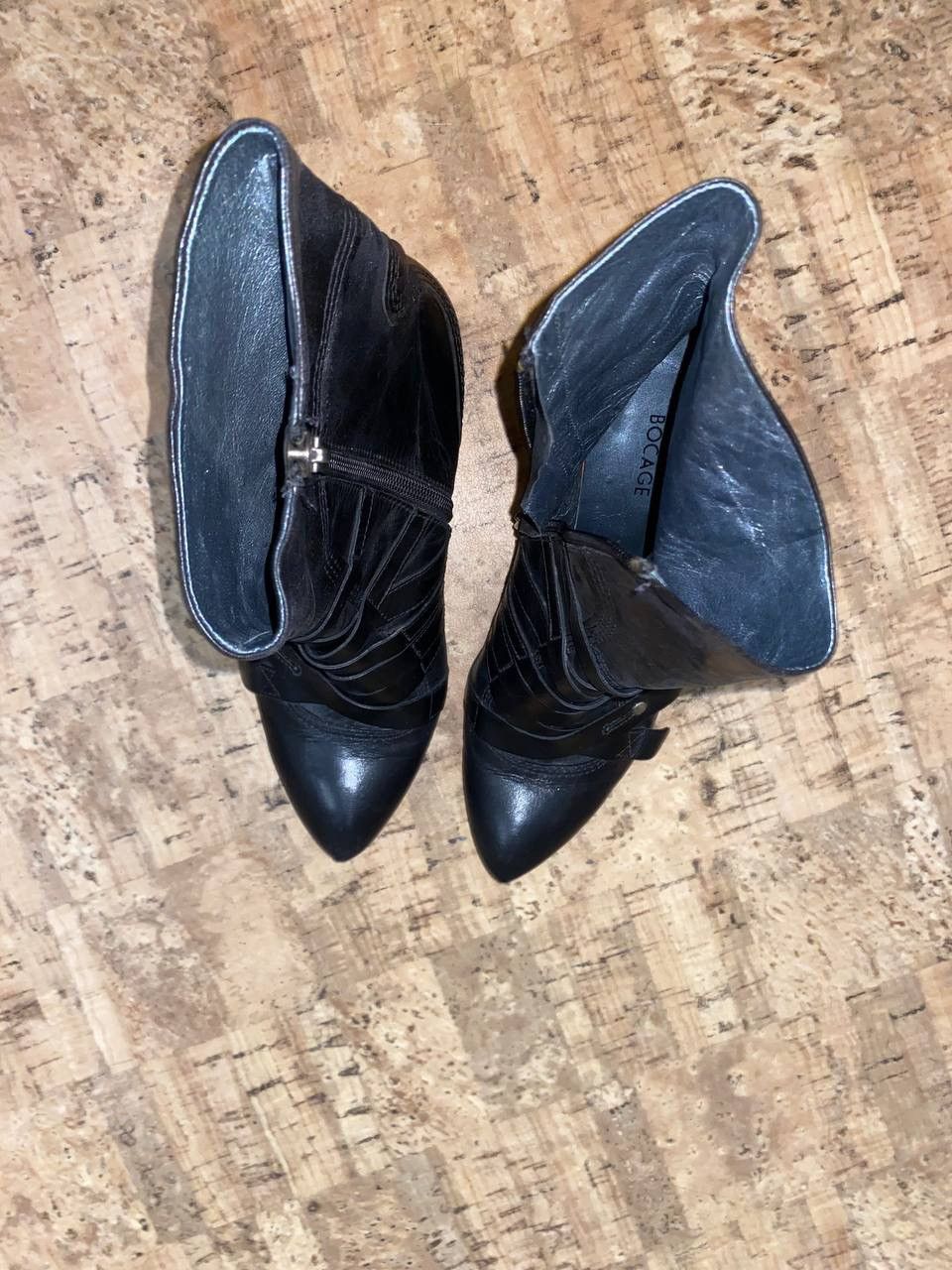 Japanese Brand Bocage Paris Avant-garde boxing leather shoes Japanese style Size US 7 / IT 37 - 15 Thumbnail