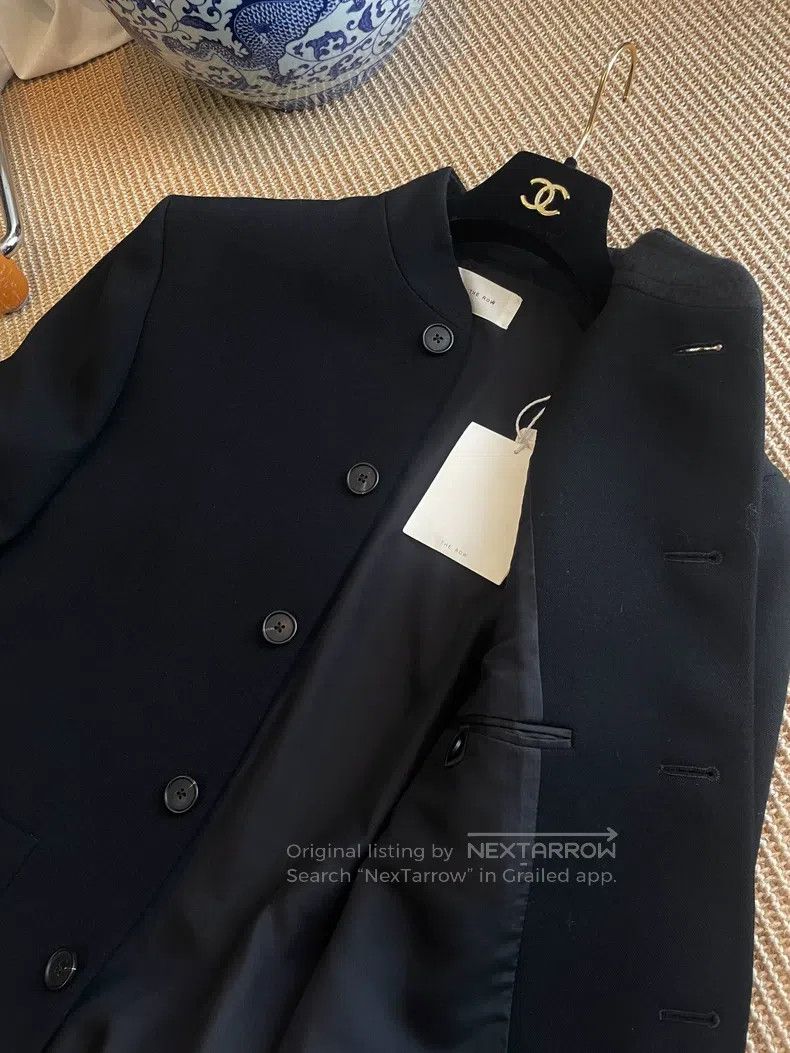 The Row The Row size 38 Chinese Elegant Stand Collar Jacket Suit Size 38R - 3 Thumbnail
