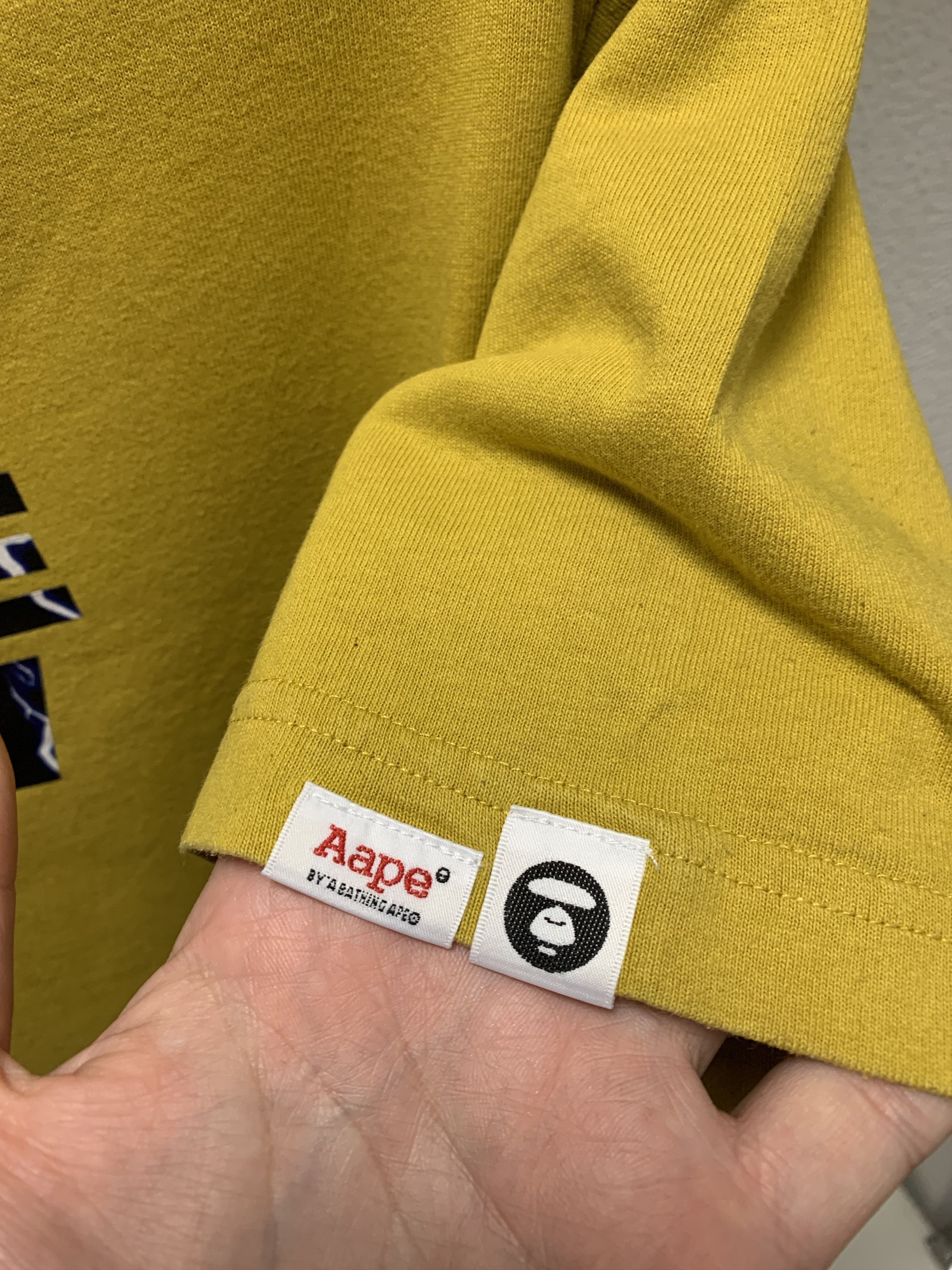 Aape Aape Now Tee yellow t-shirt Size US L / EU 52-54 / 3 - 7 Thumbnail