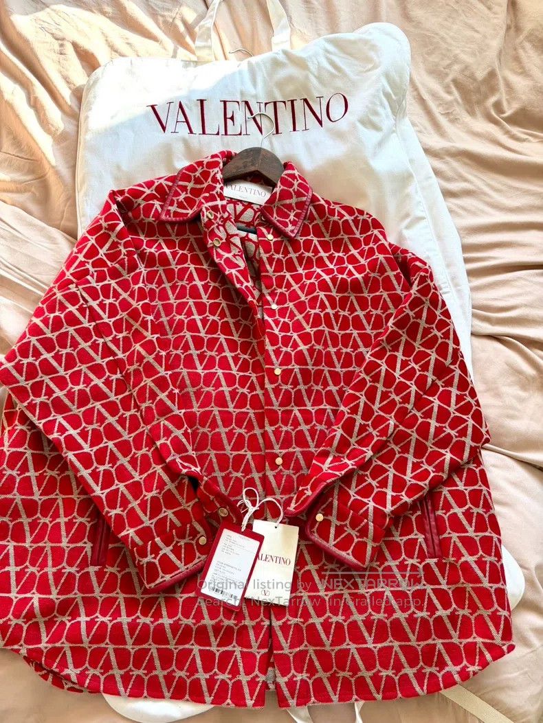 Valentino Valentino Logo jacket coat Size XXS / US 00 / IT 34 - 2 Thumbnail