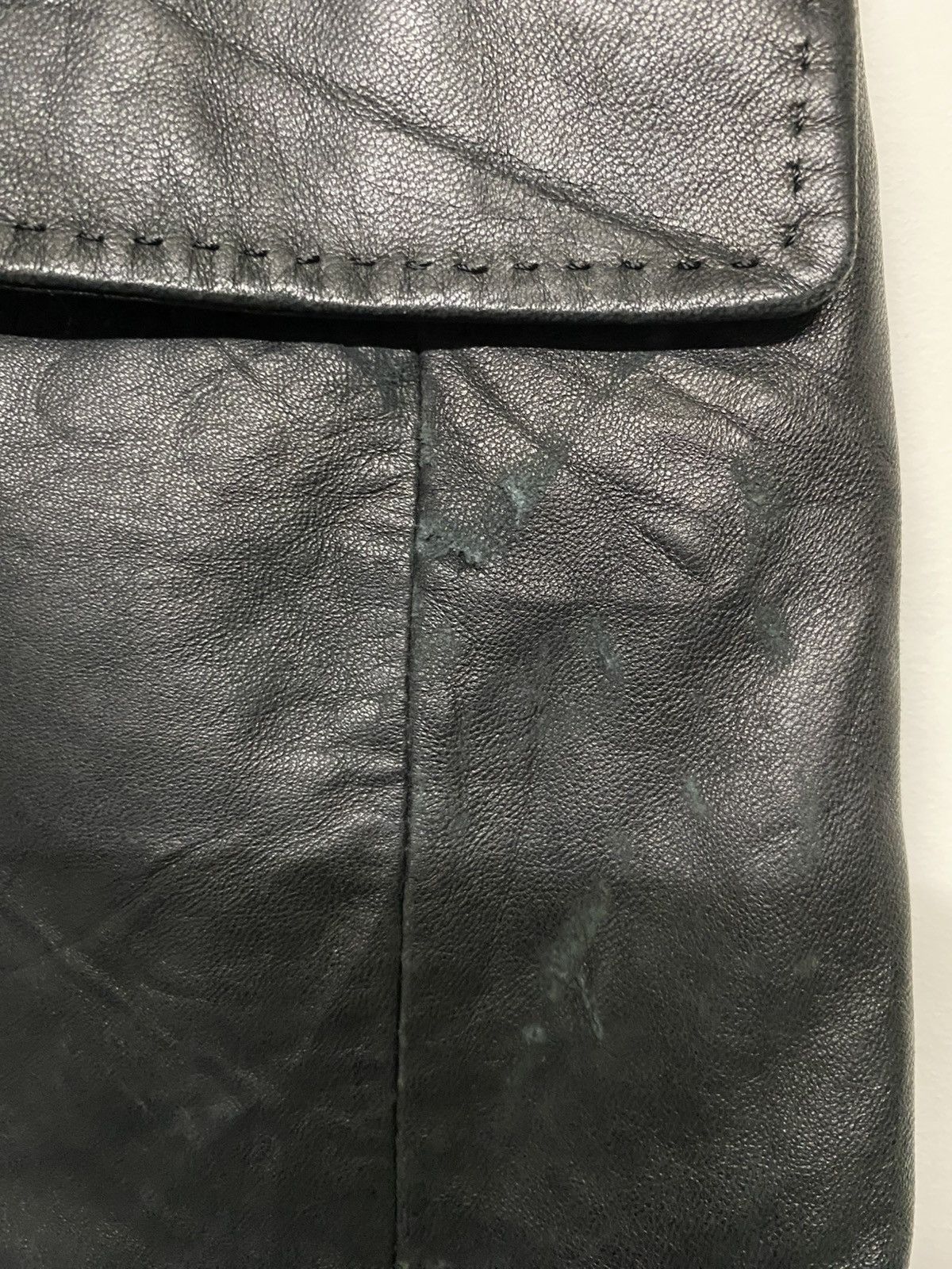 Yohji Yamamoto AAR Yohji Design Studio Sheepskin Leather Blazer Jacket Size US M / EU 48-50 / 2 - 12 Thumbnail