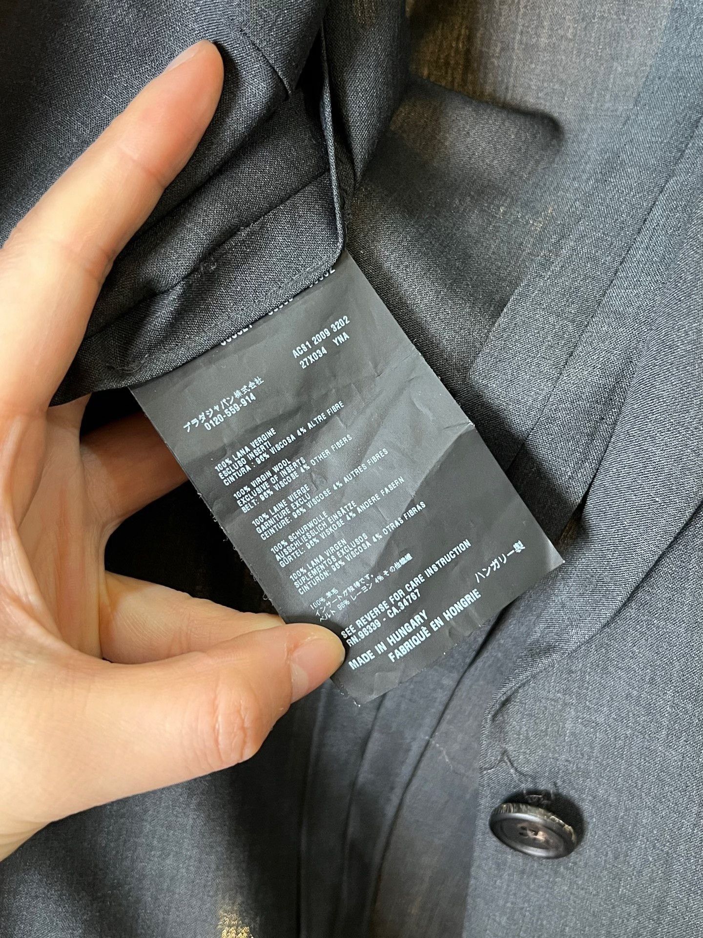 Prada Prada Wool Blend Suit Size US M / EU 48-50 / 2 - 5 Thumbnail