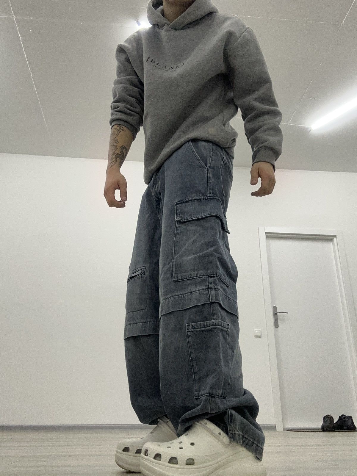 Hysteric Glamour Baggy Wide Y2K Cargo Multipocket Hysteric Glamour Jeans Size US 32 / EU 48 - 3 Thumbnail