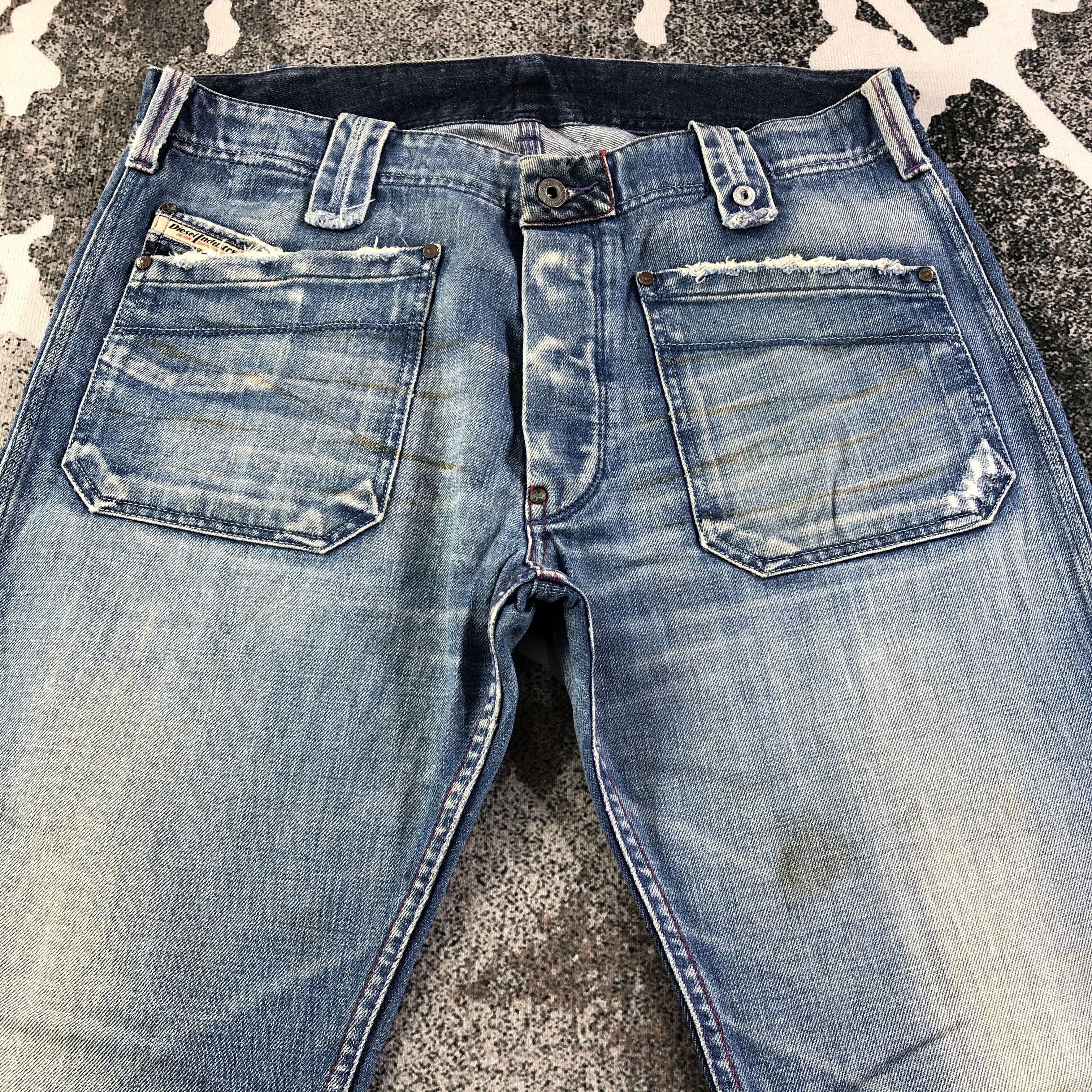 Diesel Diesel Bush Pants Jeans Faded Blue Denim KJ1620 Size US 32 / EU 48 - 3 Thumbnail