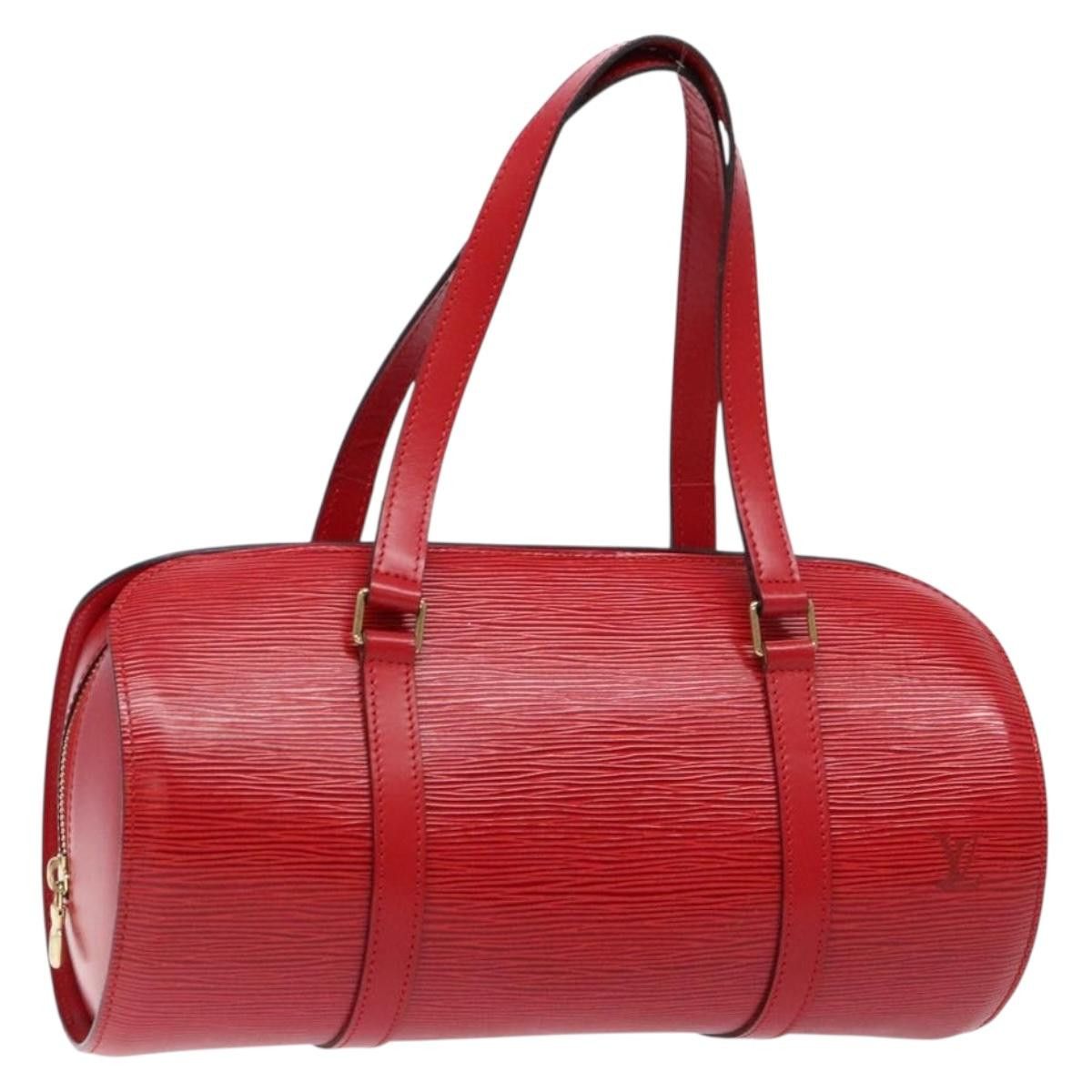 Louis Vuitton LOUIS VUITTON Epi Soufflot Hand Bag Red M52227 Size ONE SIZE - 1 Thumbnail